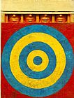 Unknown jasper johns Target with Four Faces painting